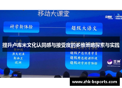 提升卢库米文化认同感与接受度的多维策略探索与实践